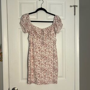 Pink Flower Dress M
